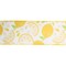 LaRibbons 2 1/2" Wired Ribbon | Lemon Slice on White | 10 Yard Roll
